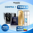 7 Perfumes Importados (100ml) - 1 Million | 212 | Invictus | BLEU | 212 VIP SEXY | Good Girl | Coco Mademoiselle  (5 Años Armazém do Perfume) - VIP